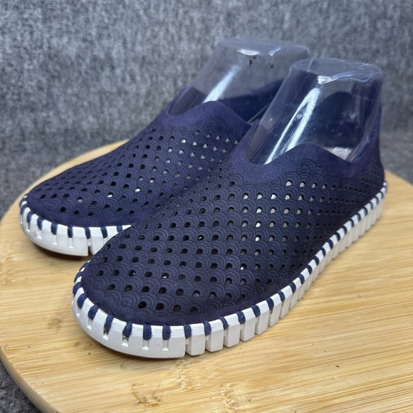 Ilse Jacobsen Shoes Womens Size 36 Tulip Slip On Scallop Perforated Comfort Flat - Picture 8 of 9